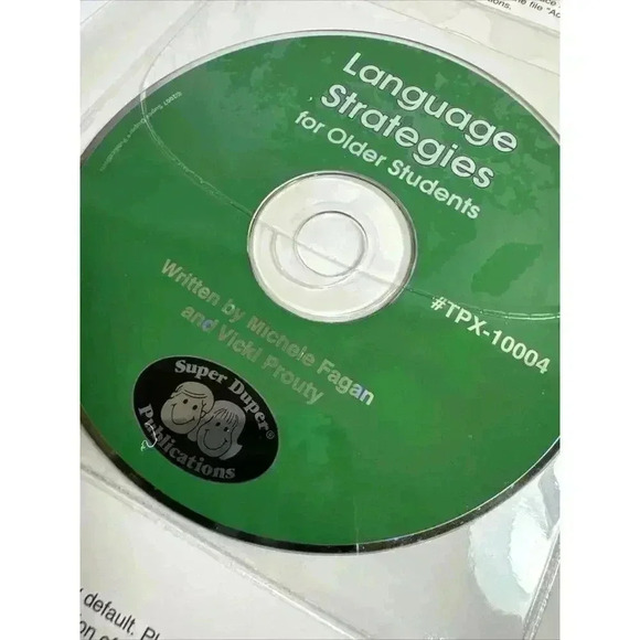 Language Strategies for‎ Older Students SPEECH THERAPY CD Rom Unused - Picture 7 of 12